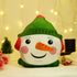 Stuffed Christmas Snowman Printed Pillow - Uncommongifts.in